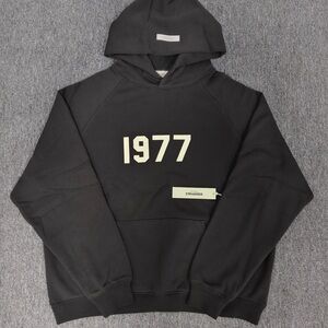 SS22 1977 Iron Black Essential Hoodie